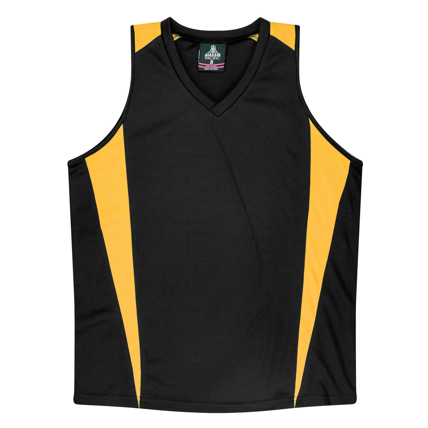 BLACK/GOLD - Eureka Lady Singlets
