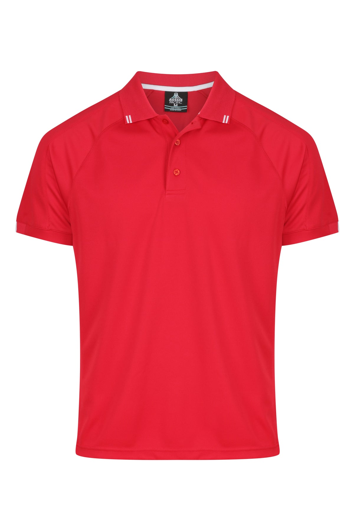 RED/WHITE - Flinders Mens Polos