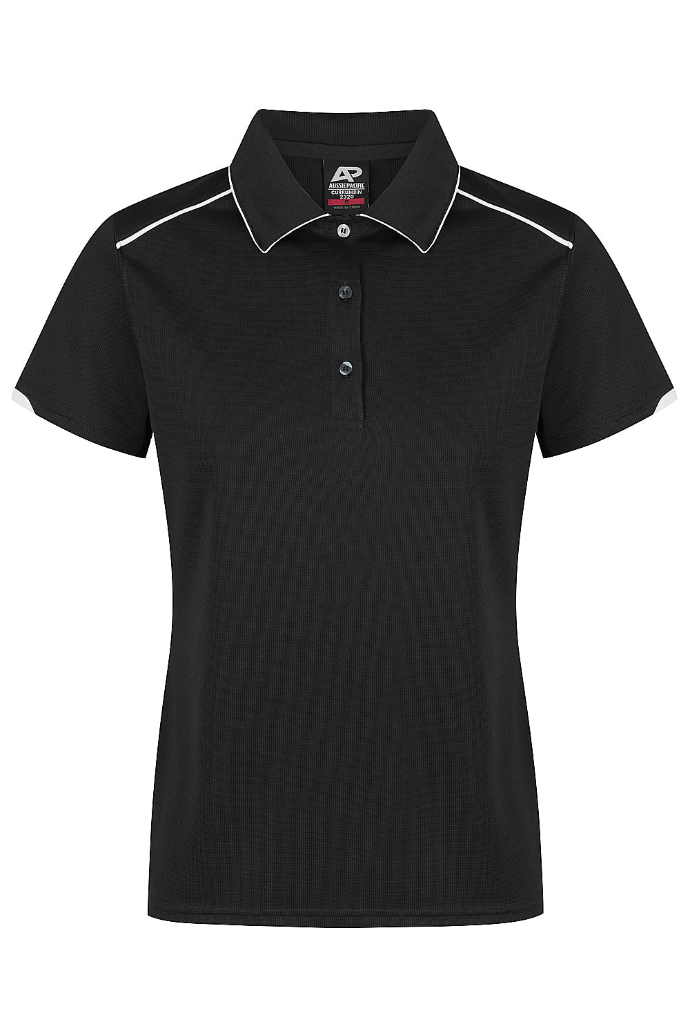 BLACK/WHITE - Currumbin Lady Polos