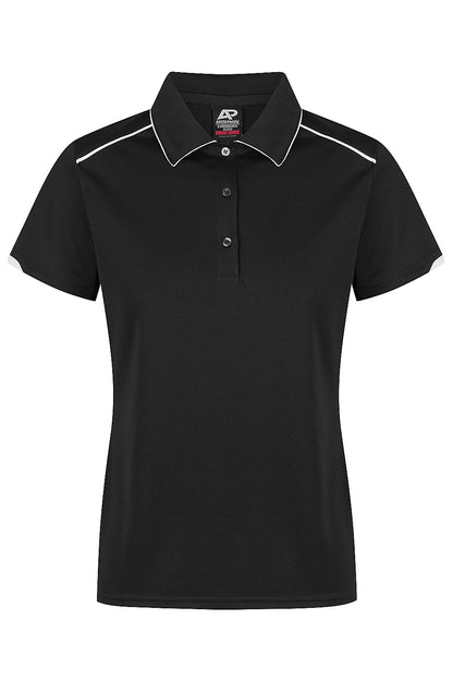BLACK/WHITE - Currumbin Lady Polos