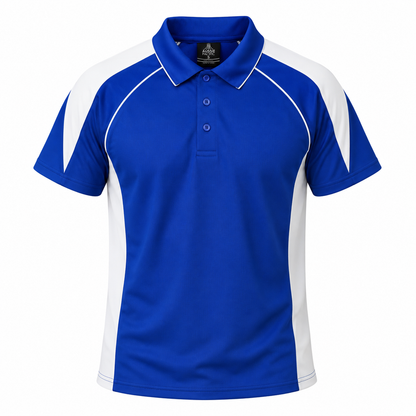 ROYAL/WHITE - Premier Mens Polos