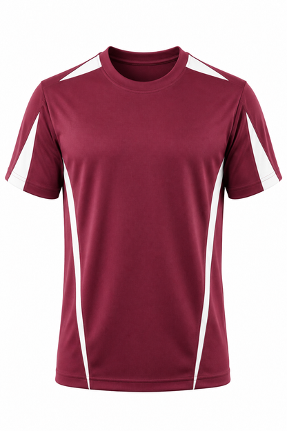 MAROON/WHITE - Eureka Mens Tees