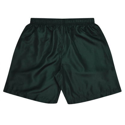 Black - Pongee Short Kids Shorts