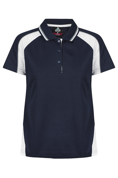 NAVY/WHITE/ASHE - Panorama Lady Polos