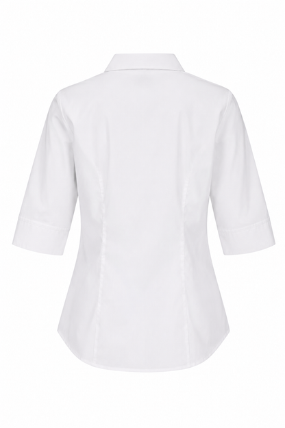 White - Mosman Lady Shirt 3/4 Sleeve