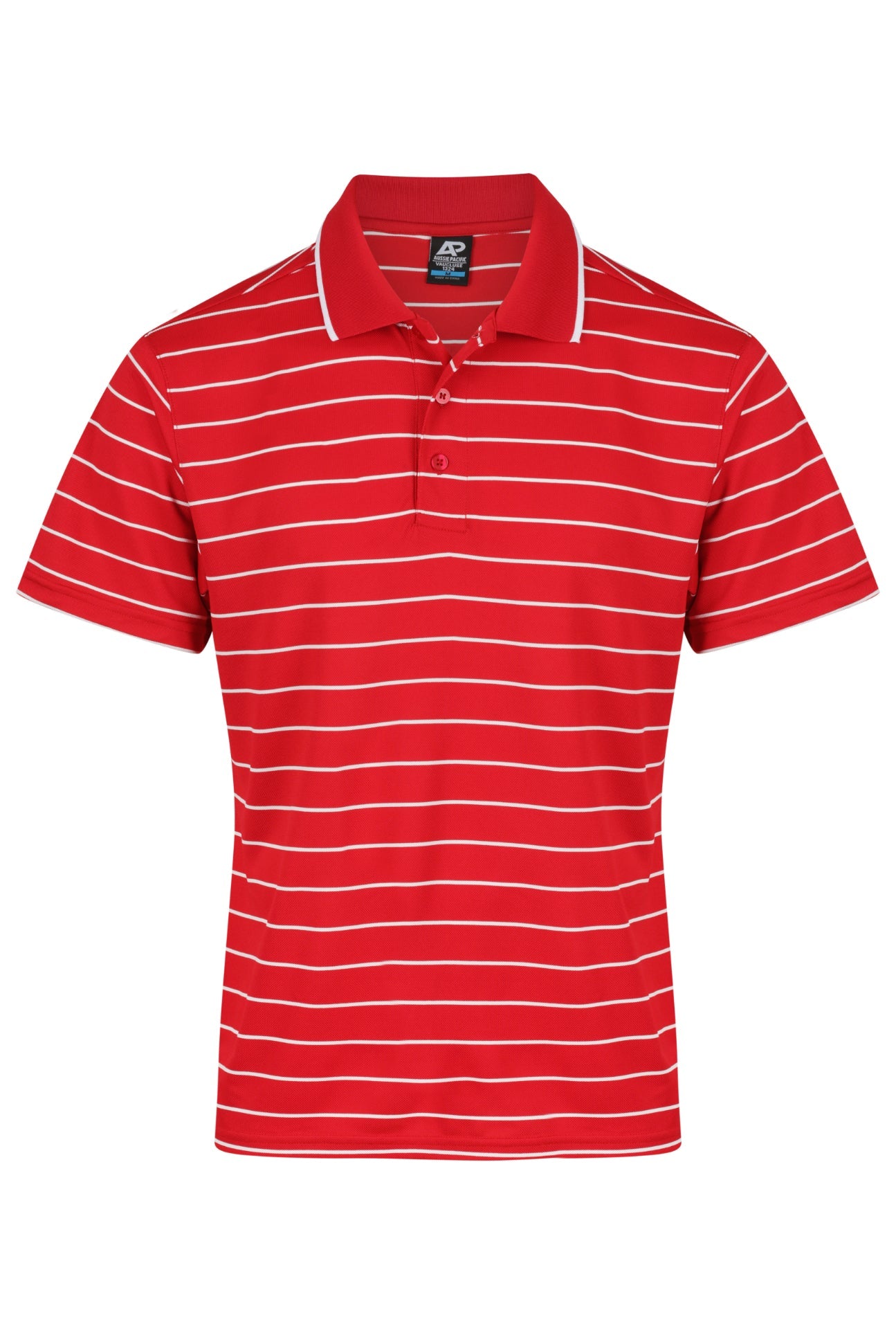 RED/WHITE - Vaucluse Mens Polos