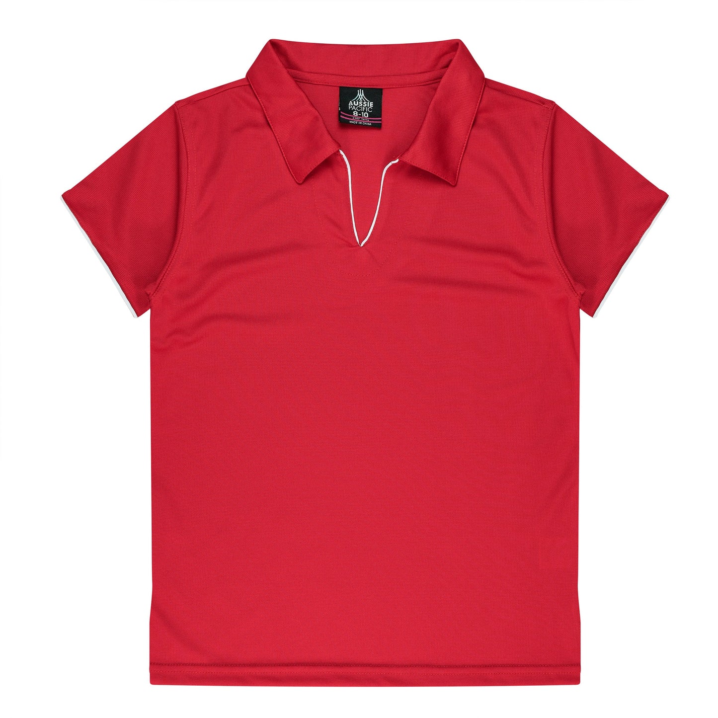 RED/WHITE - Yarra Lady Polos