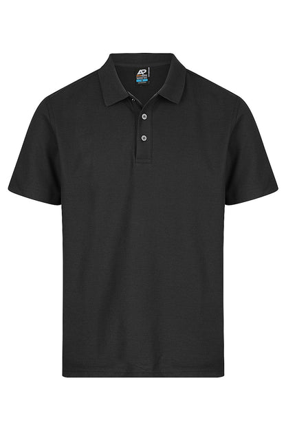 Black - Hunter Mens Polos