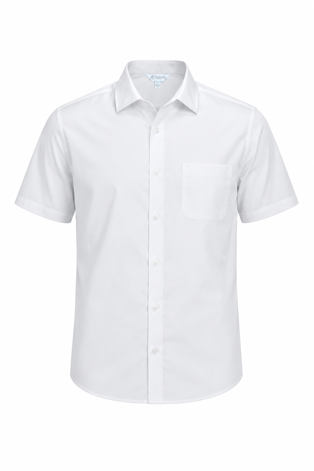 White - Kingswood Mens Shirt Short Sleeve