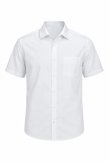 White - Kingswood Mens Shirt Short Sleeve