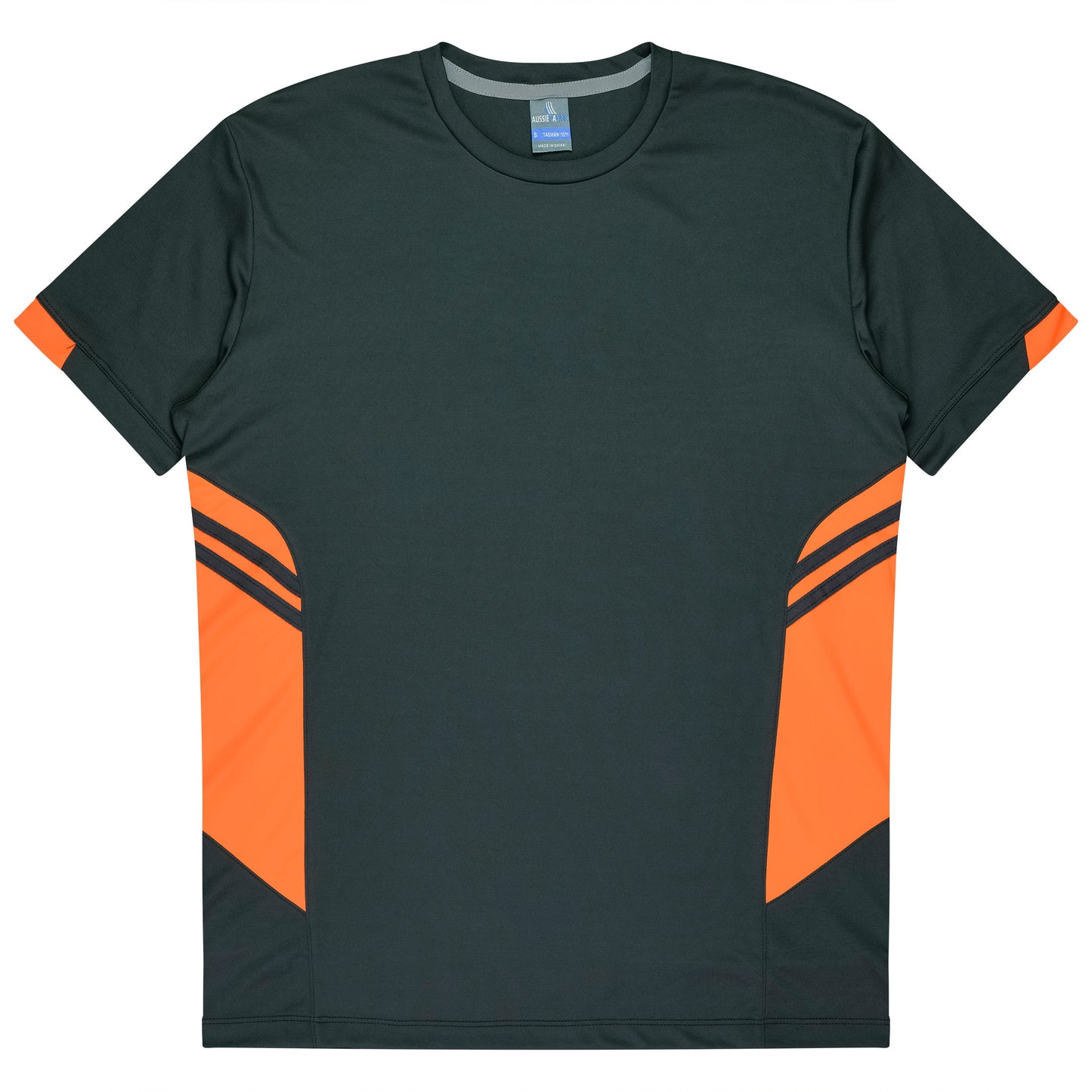 SLATE/NEON ORANGE - Tasman Kids Tees