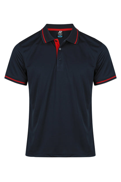 NAVY/RED - Cottesloe Mens Polos