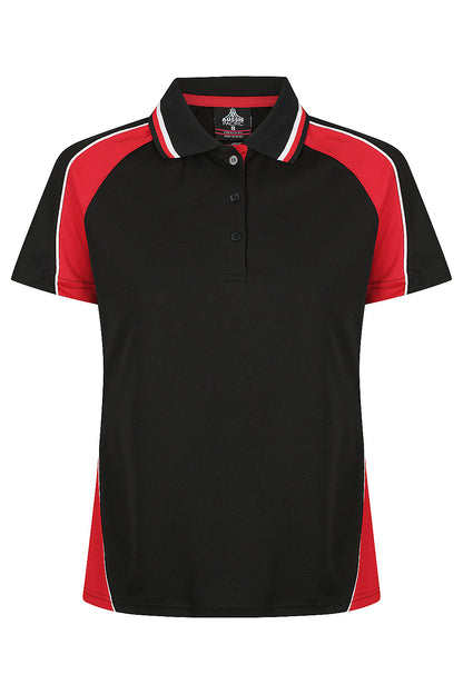 BLACK/RED/WHITE - Panorama Lady Polos