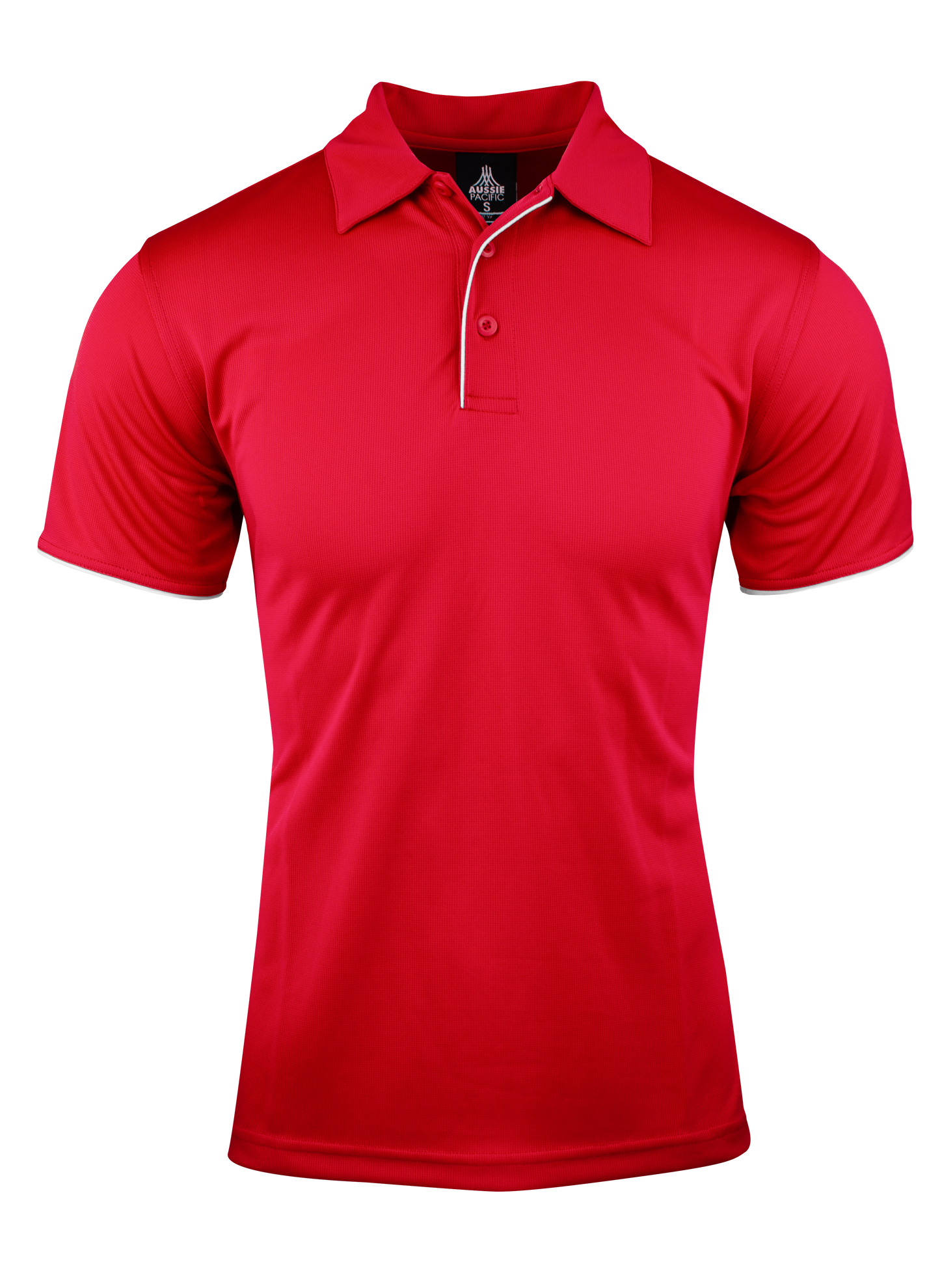 RED/WHITE - Yarra Mens Polos