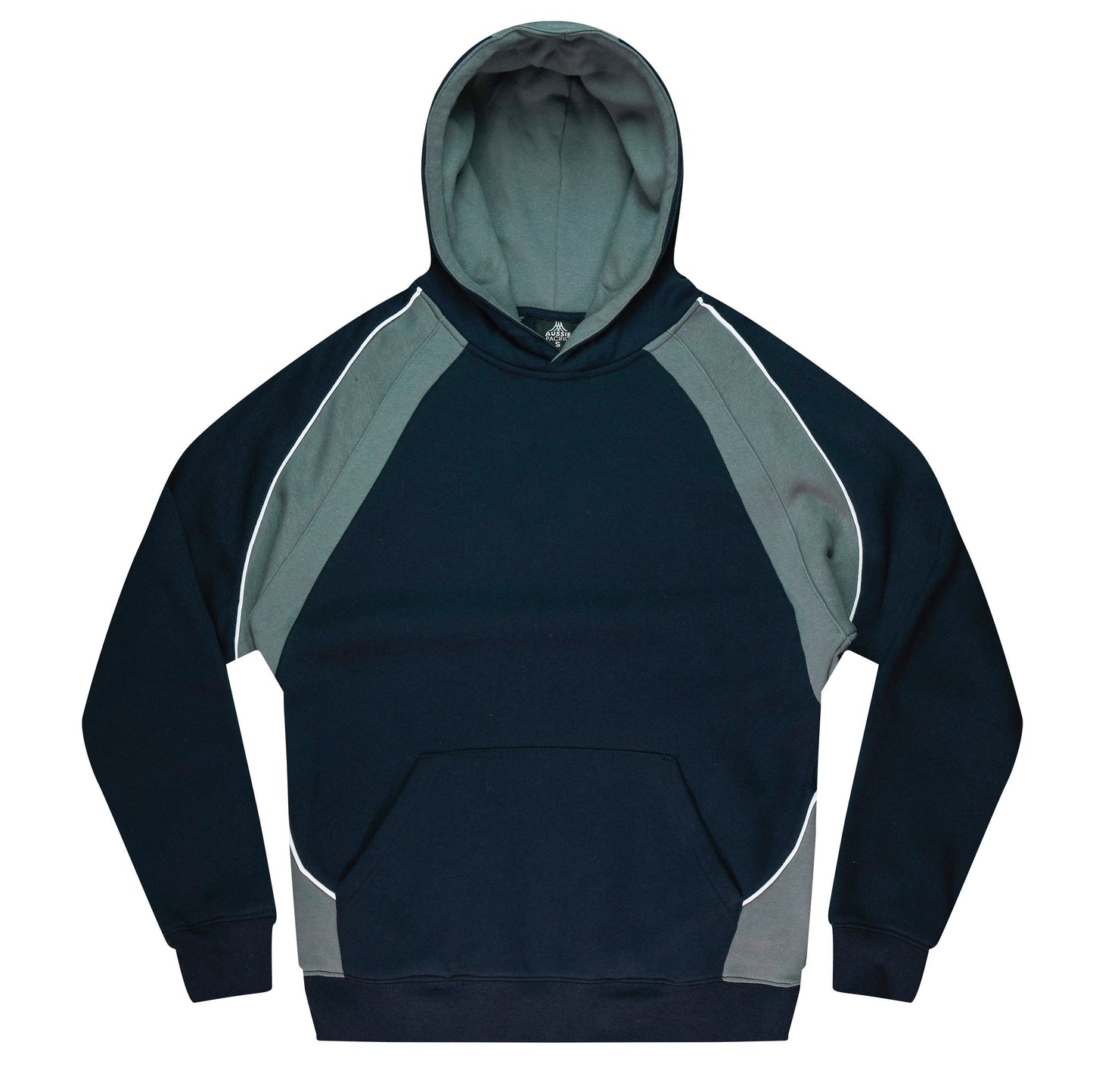 NAVY/ASHE/WHITE - Huxley Kids Hoodies