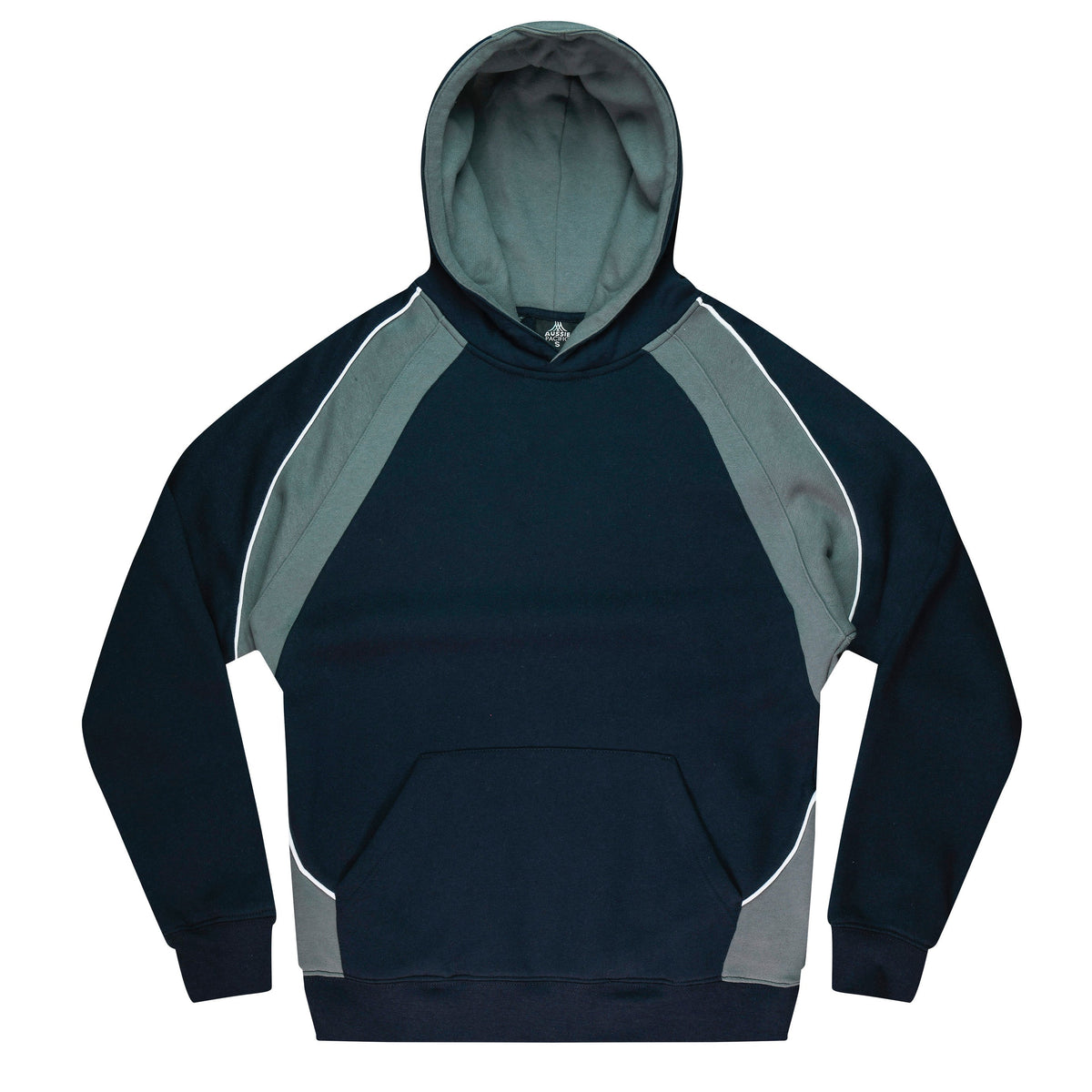 NAVY/ASHE/WHITE - Huxley Kids Hoodies