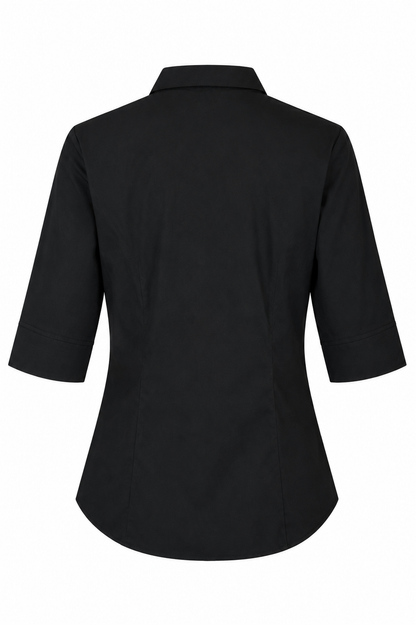 Black - Mosman Lady Shirt 3/4 Sleeve