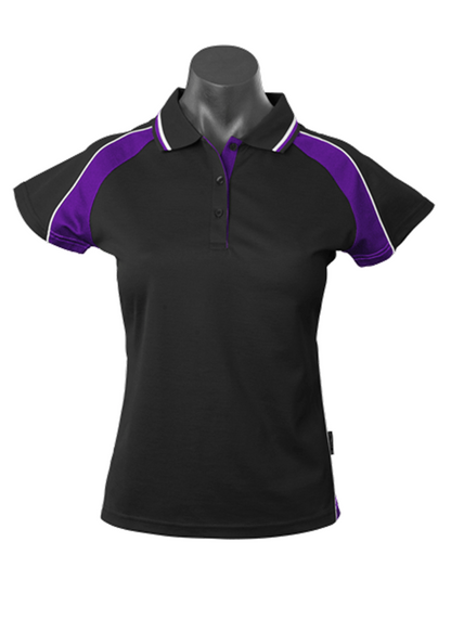 BLACK/ELECTRIC PURPLE/WHITE - Panorama Lady Polos