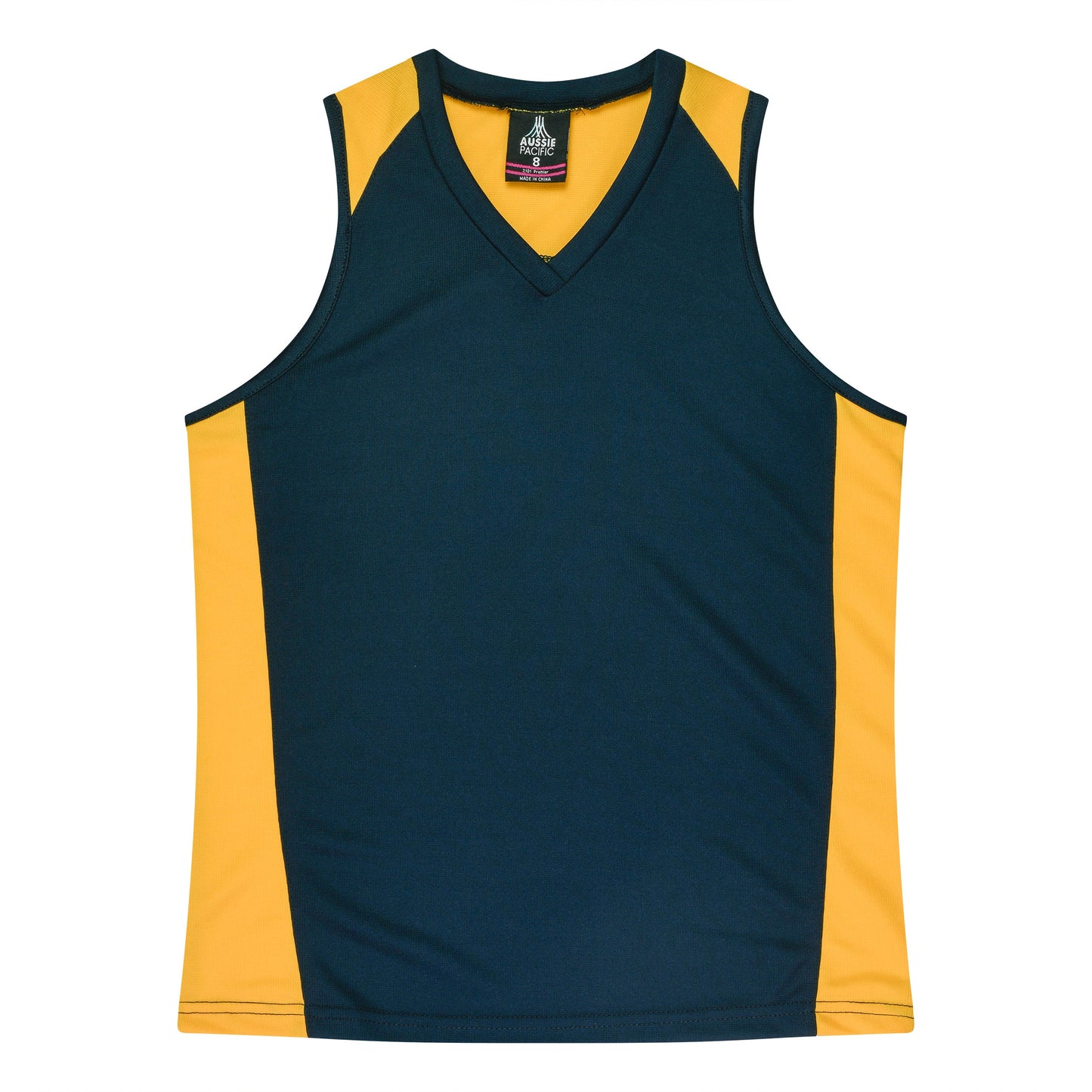 NAVY/GOLD - Premier Lady Singlets