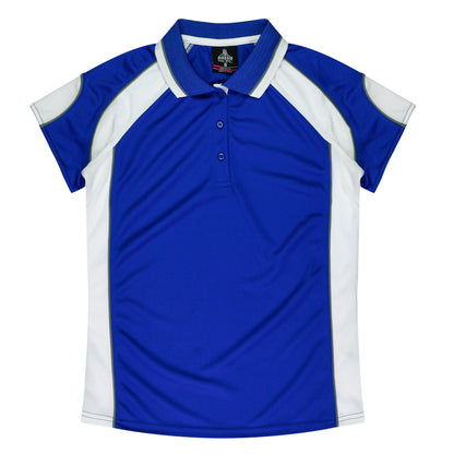 ROYAL/WHITE - Murray Lady Polos