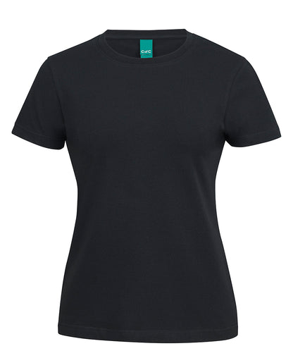 1STS1 Ladies Cotton S/S Stretch Tee (Womens)