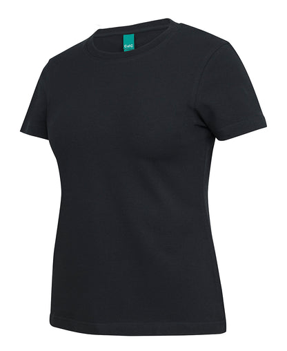 1STS1 Ladies Cotton S/S Stretch Tee (Womens)