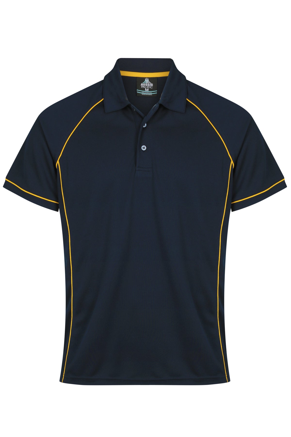 NAVY/GOLD - Endeavour Mens Polos