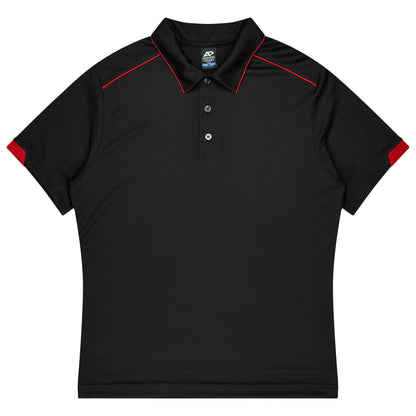 BLACK/RED - Currumbin Kids Polos