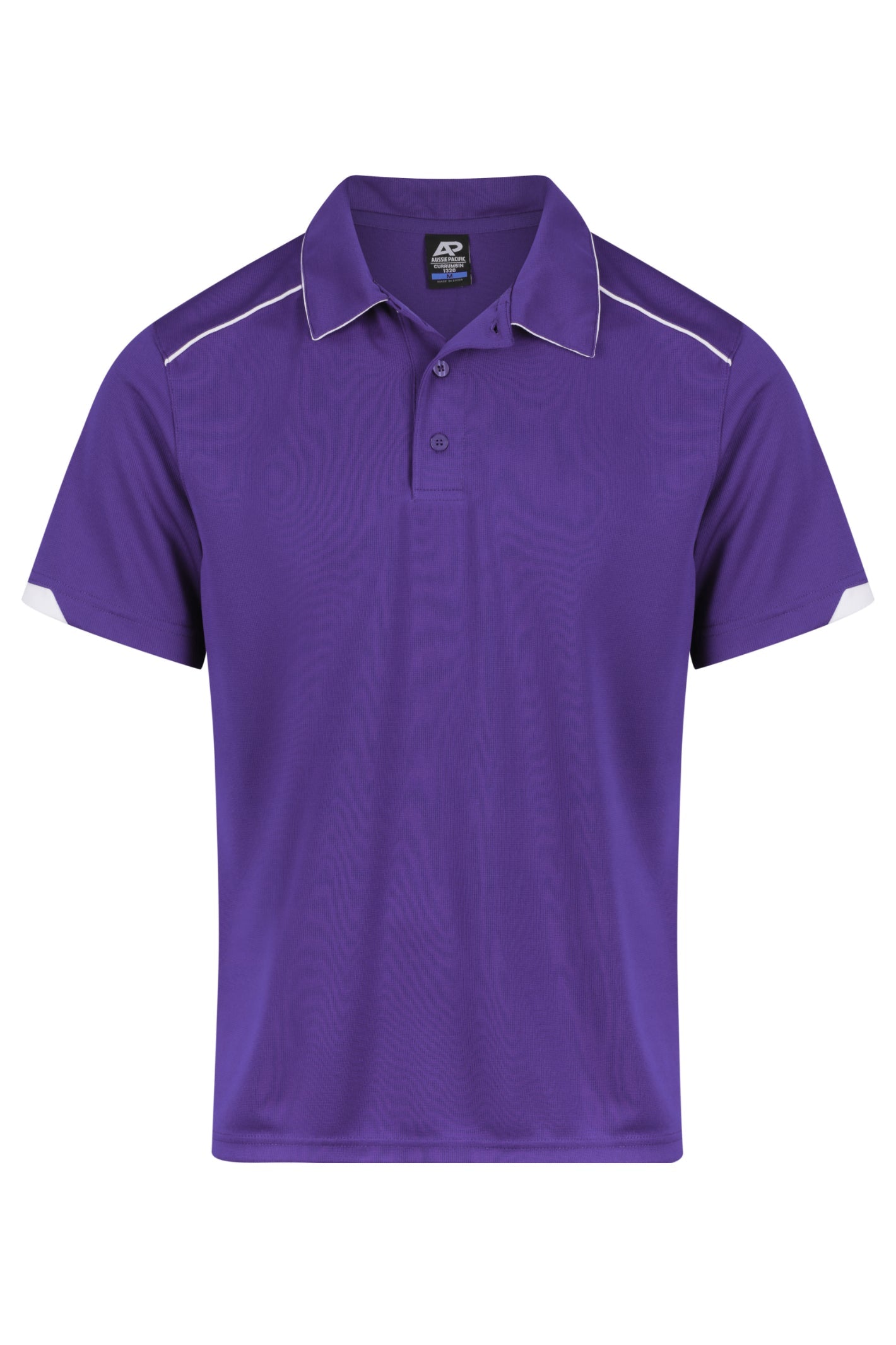 PURPLE/WHITE - Currumbin Mens Polos