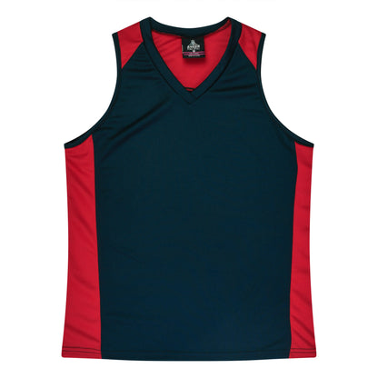 NAVY/RED - Premier Lady Singlets