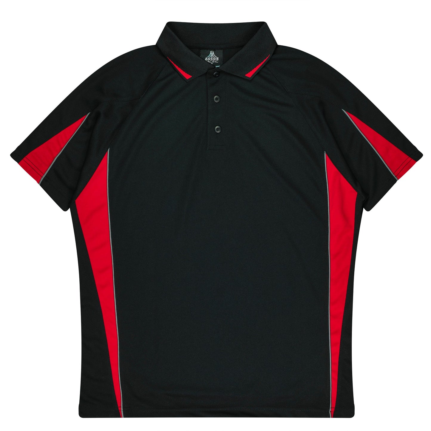 BLACK/RED - Eureka Kids Polos