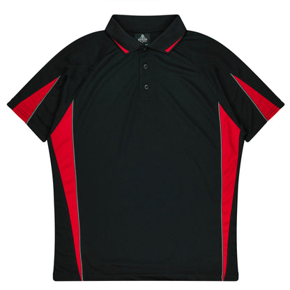 BLACK/RED - Eureka Kids Polos