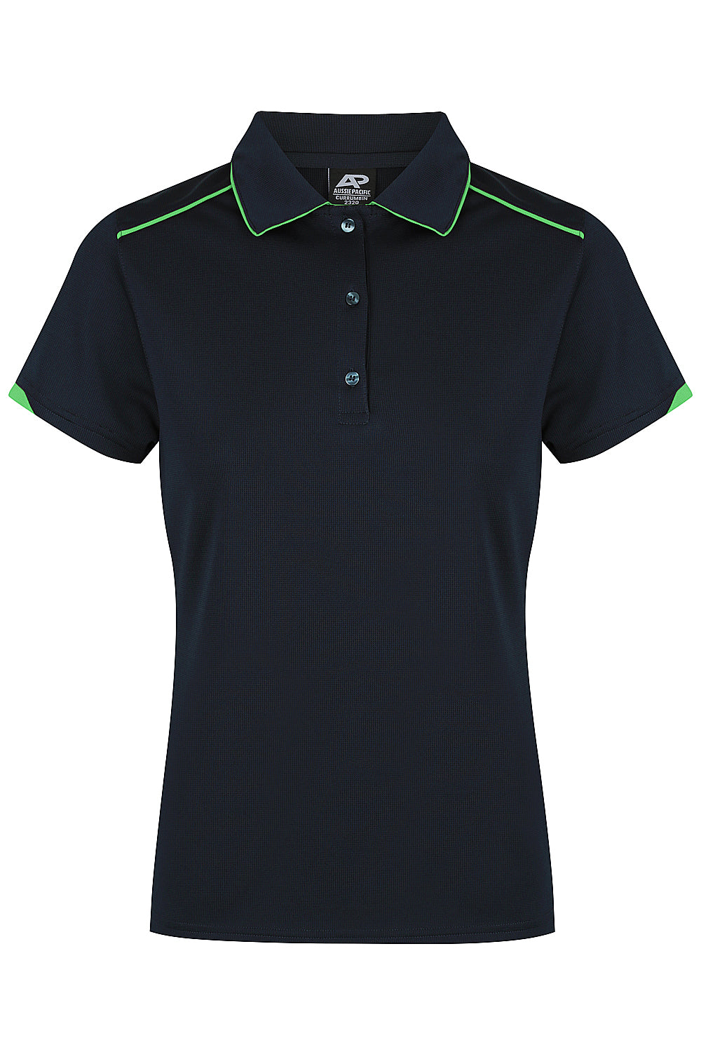 NAVY/KAWA GREEN - Currumbin Lady Polos