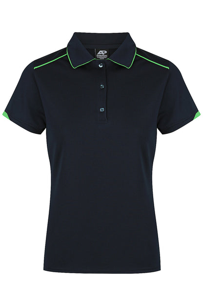 NAVY/KAWA GREEN - Currumbin Lady Polos