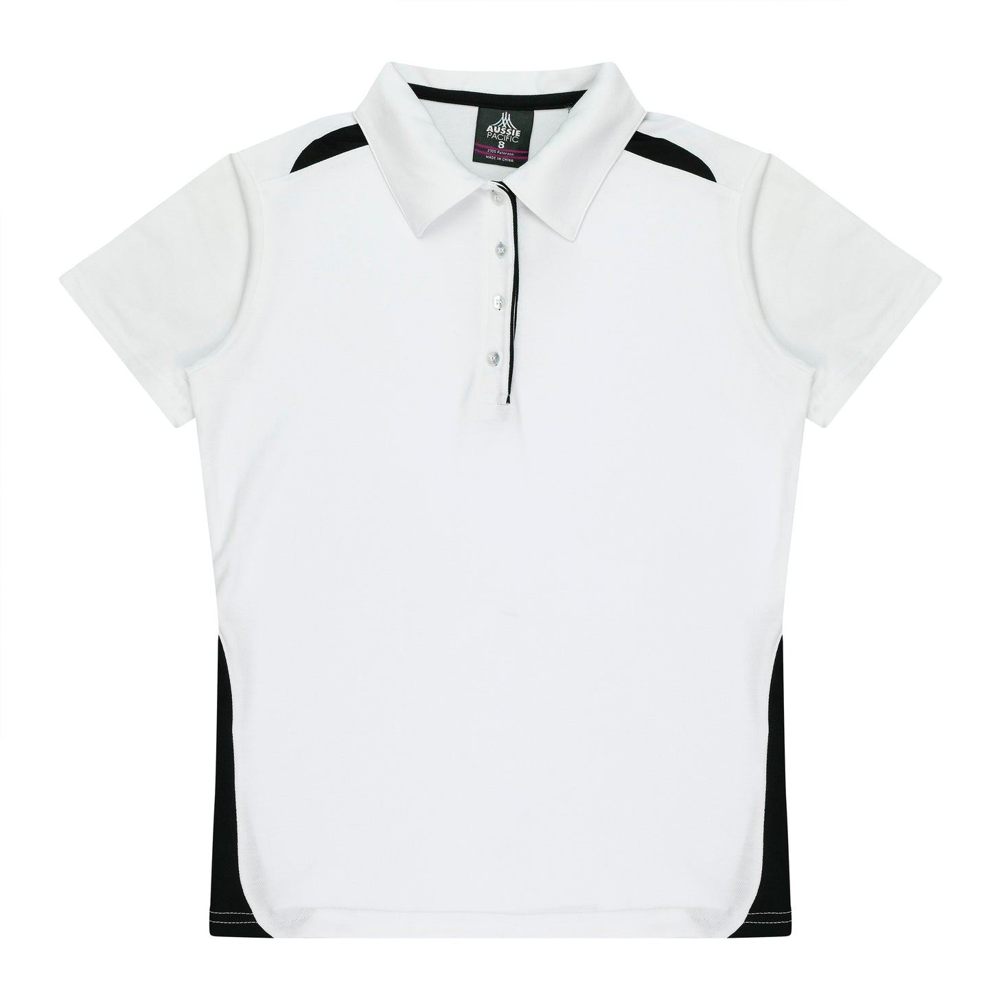 WHITE/BLACK - Paterson Lady Polos
