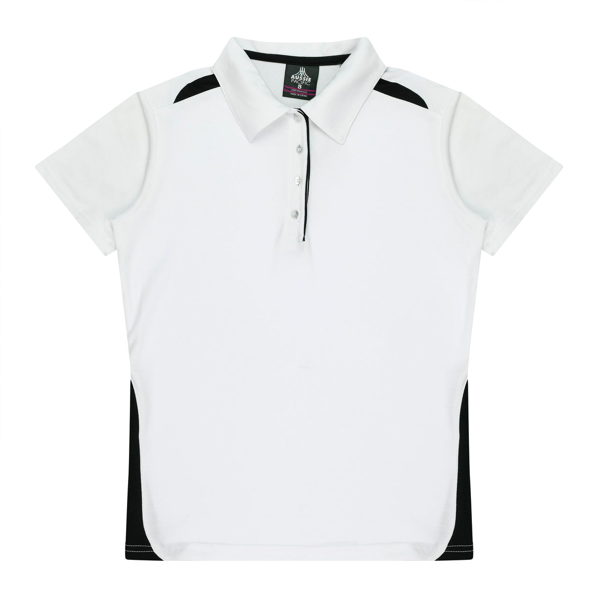 WHITE/BLACK - Paterson Lady Polos