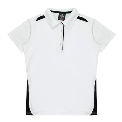WHITE/BLACK - Paterson Lady Polos