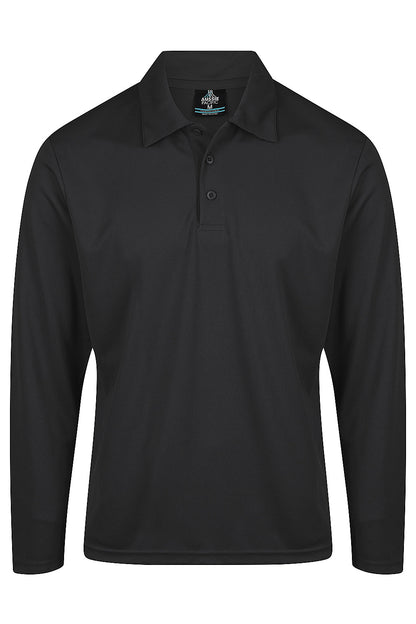 Black - Botany Mens Polos