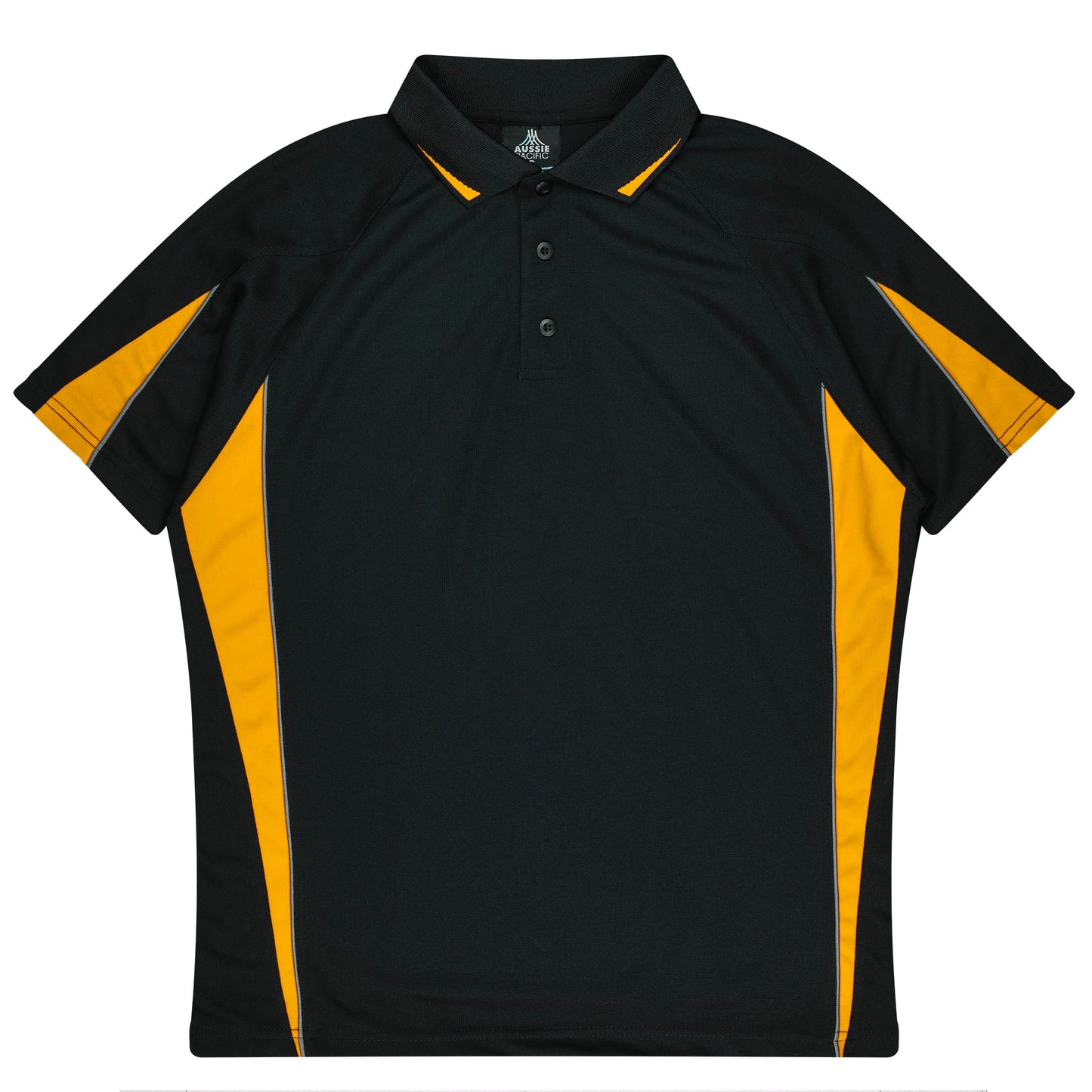 BLACK/GOLD - Eureka Kids Polos