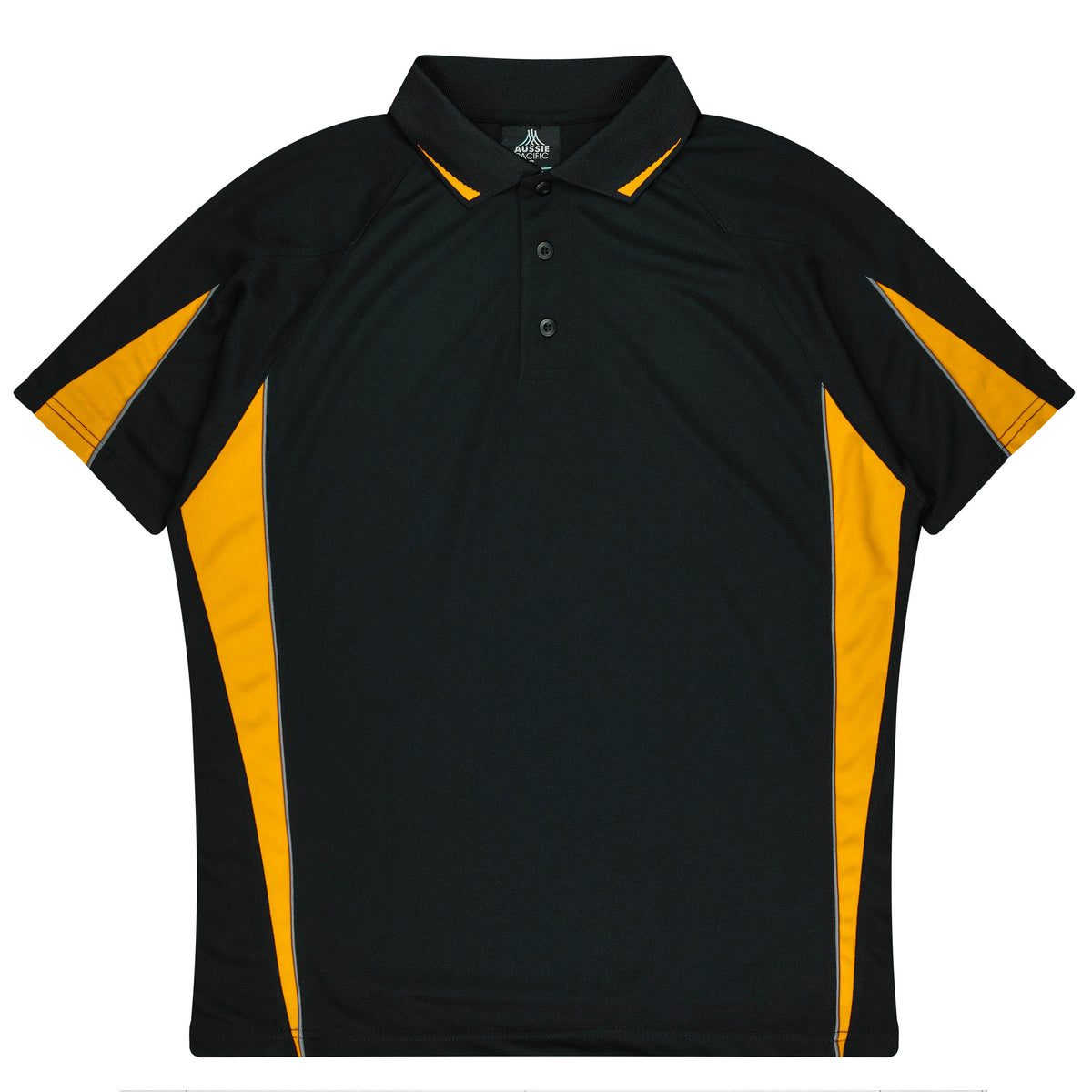 BLACK/GOLD - Eureka Kids Polos