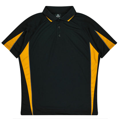BLACK/GOLD - Eureka Kids Polos