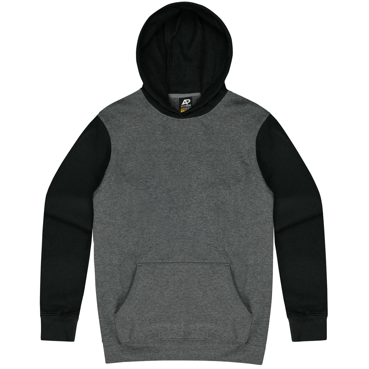 Charcoal/Black - Monash Mens Hoodies