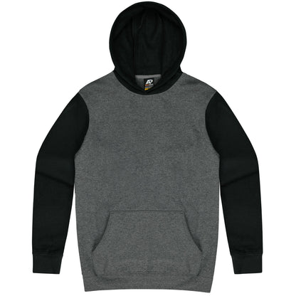 Charcoal/Black - Monash Mens Hoodies
