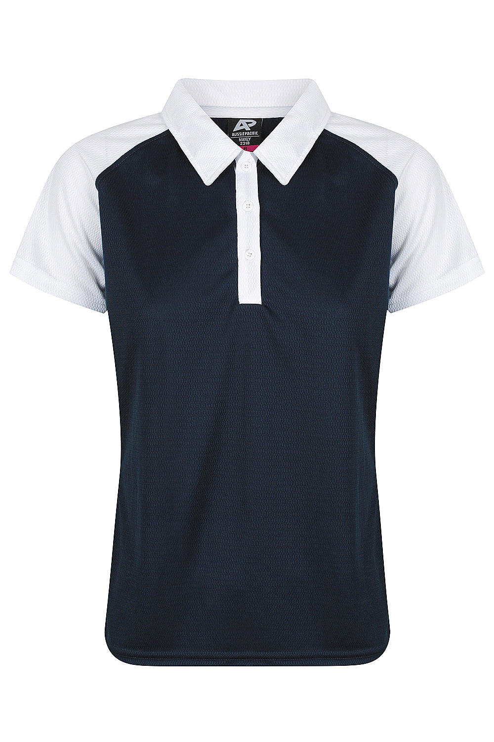 NAVY/WHITE - Manly Lady Polos