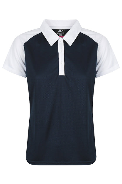NAVY/WHITE - Manly Lady Polos