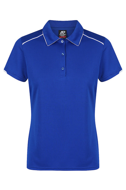 ROYAL/WHITE - Currumbin Lady Polos