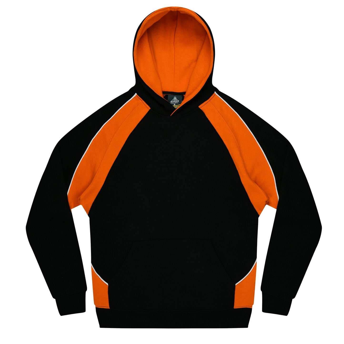 BLACK/ELECTRIC ORANGE/WHITE - Huxley Kids Hoodies