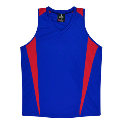ROYAL/RED - Eureka Lady Singlets