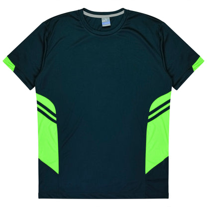 NAVY/NEON GREEN - Tasman Kids Tees