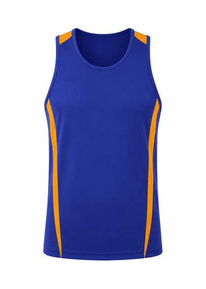 ROYAL/GOLD - Eureka Mens Singlets